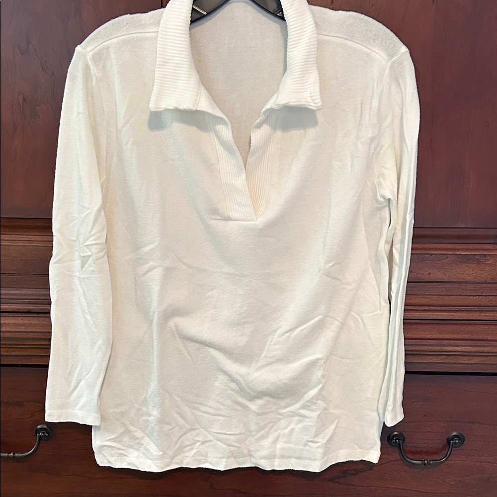 Caslon Ivory Knit Top/ Size XS